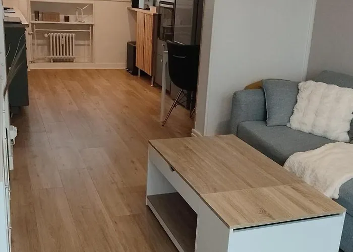 T2 Lumineux Avec Balcon, Parking - Centre-ville Apartament